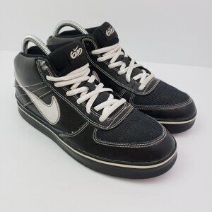 Nike Ruckus Mid Kids Size 6.5Y Womens Sz 8 Black White Sneaker Shoes 434691-003
